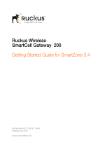 Ruckus Wireless SCG-200 Getting Started Manual