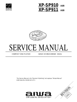 Aiwa XP-SP911 User manual