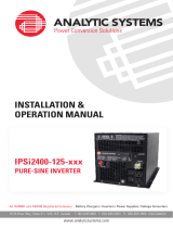 Analytic Systems IPSi2400-125-220 Owner's manual