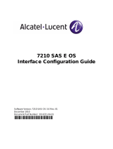 Alcatel-Lucent 7210 SAS E OS Configuration manual