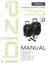 Ibiza Sound PORT12UHF-MKII Owner's manual