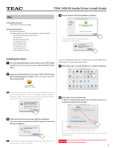 TEAC A-H01 Install Manual