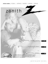 Zenith B13A01L User manual