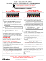 Simplex 4010ES Operating instructions