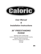 Caloric CER365-SS User manual