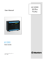 Munters AC-2000 Poultry User manual