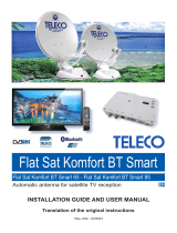 Teleco Flatsat Komfort BT User manual