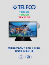 Teleco Televisori TEK19D 22D 22DE User manual