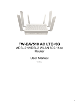 Telewell TW-EAV510AC-B + LTE CAT 12 USB modem User manual