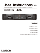 Unika TD-14000 Owner's manual