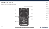 TC Electronic Dark Matter Distortion Quick start guide