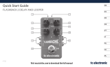 TC Electronic FLASHBACK 2 DELAY Quick start guide