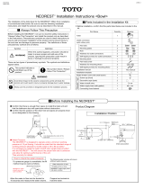 Toto NEOREST MS950CG Installation guide