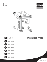 GYS GYSARC 220 FV CEL Owner's manual