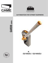 CAME G2180ZU Instructions Manual