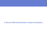 F-SECURE PSB User manual