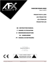 afx light PARCOB50WH Owner's manual