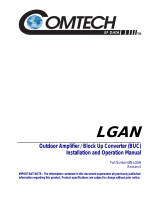 Comtech EF Data LGAN Operating instructions