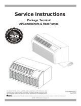 Maytag Amana PTH Series Service Instructions Manual