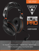 Turtle Beach Elite Pro Tournament Gaming Headset - ComforTec Fit System and TruSpeak Technology -Xbox One, PS4, PC and Mobile Gaming - Xbox One User manual