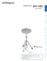 Roland VH-14D V-Drums 14″ Digital V-Hi-Hat Hi-Hat PAK Owner's manual