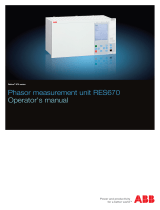 ABB Relion RES670 User manual