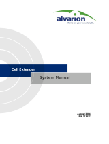Alvarion BreezeACCESS II CX-VLA.B-BA900 System Manual