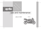 APRILIA RS 125 - 1995 User manual
