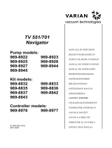 Varian TV 551 User manual
