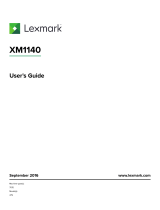 Lexmark XM1140 User manual