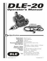 DLE Engines DLEG0020 Owner's manual
