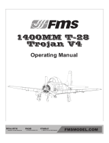 FMS 1400MM T-28 trojan v4 Owner's manual