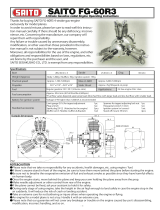 Saito Engines SAIEG60R3 Owner's manual