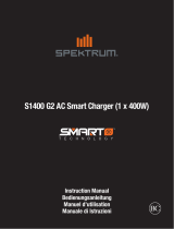 Spektrum S1400 G2 AC Smart Charger (1 x 400W) User manual