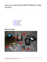 Edirol R-09 How To Use Manual