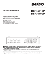 Sanyo DSR-5709P User manual