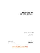 Analog Devices EZ-KIT Lite ADSP-BF537 Getting Started