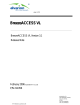 Alvarion BreezeACCESS VL Release note