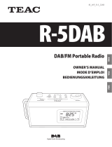 TEAC R-5DAB Owner's manual