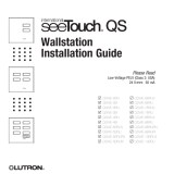 Lutron Electronics seeTouch QS Series Installation guide