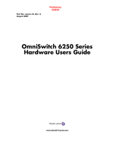 Alcatel-Lucent OmniSwitch 6250-24MD Hardware User's Manual