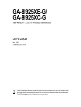Gigabyte GA-8I925XE-G User manual