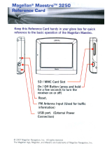 Magellan Maestro 3250 - Automotive GPS Receiver User manual