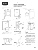Maytag MEDE200 Product Dimensions