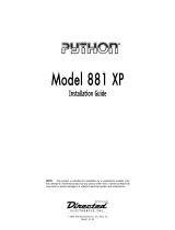 Python 881 XP Installation guide
