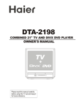 Haier ROHS-DTA-2198 Owner's manual