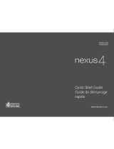 Google Nexus 4 Quick start guide