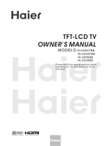 Haier HLH26ATBB - 26" LCD TV Owner's manual