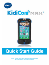 VTech KidiCom MAX Quick start guide