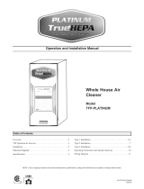 Platinum TFP-PLATINUM Operation and Installation Manual